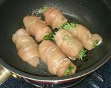 お弁当に☆ささみ大葉ロールwithチーズ作り方4写真