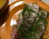 サフランスープ・鱈と貝にフレッシュトマト作り方2写真