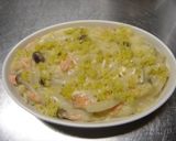 乳製品不使用！鮭と白菜の豆乳グラタン。作り方6写真