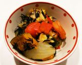 カラフル野菜と車麩のひじき煮作り方5写真