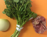 牛肉とクレソンとゆで卵のサラダ作り方1写真