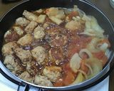 簡単！鶏つくねのすき焼き作り方7写真
