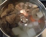 牛すじ煮(こんにゃく,大根).白ワイン作り方8写真
