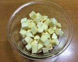 豚しょうが焼にピッタシ☆紅はるかのサラダ作り方2写真