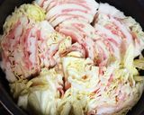 ピリ辛味噌で白菜と豚肉のミルフィーユ鍋☆作り方2写真