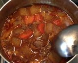 牛すじ煮(こんにゃく,大根).白ワイン作り方13写真