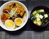 炊飯器で簡単 とろとろ豚の角煮丼作り方4写真