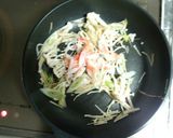 簡単*節約*キャベツ甘酢あんかけ作り方4写真