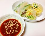 ☆アレンジ多彩☆冷やし中華の生春巻き作り方7写真