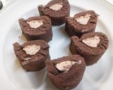 簡単おやつ☆ミニチョコ苺バナナケーキ♪作り方1写真