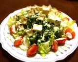 高野豆腐クルトンのシーザーサラダ作り方6写真