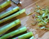 アスパラの半熟卵のせ作り方1写真