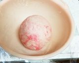 桃パン。カエルのクッキーとともに作り方4写真