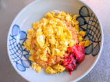 ガーリック炒飯炒り卵のせ