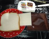 朝食に♡背徳の生チョコチーズトースト作り方1写真