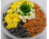 鮭と卵の丼☆マヨネーズのせ作り方5写真