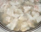豚ニラ卵鍋作り方2写真