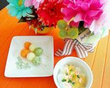離乳食♡三色マッシュポテト団子作り方3写真