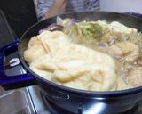 ストウブで無水で鶏のすき焼き作り方2写真