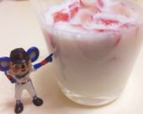 レンジでいちごミルキー寒天〜牛乳消費〜作り方4写真