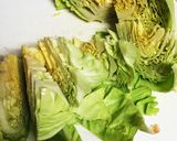 【切って入れる】キャベツと挽肉のトマト煮作り方1写真