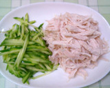 冷やして美味しい棒々鶏冷やし中華作り方1写真