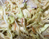 旦那さんのサラダの食べ方☆マヨ醤油作り方2写真