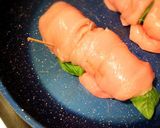 バジルとチーズのチキンロール作り方3写真