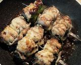 ソースで照り焼き♪イワシの大葉チーズ巻き作り方3写真