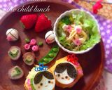 *お内裏様とお雛様のまん丸デコおにぎり*作り方5写真