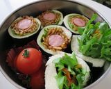 焼きそばパンのりロール作り方6写真