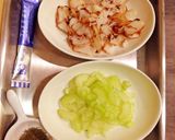 タコ燻とセロリの洋風炊き込みごはん作り方1写真