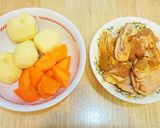 ごろごろ野菜とチキンのインドカレー作り方1写真