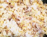 中華店！豚挽きとネギのパラパラチャーハン作り方4写真