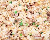 中華店！豚挽きとネギのパラパラチャーハン作り方6写真