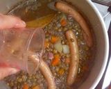 南ドイツ風のレンズ豆煮込み作り方7写真