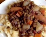 南ドイツ風のレンズ豆煮込み作り方8写真