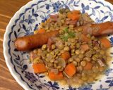 南ドイツ風のレンズ豆煮込み作り方9写真