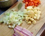 南ドイツ風のレンズ豆煮込み作り方2写真