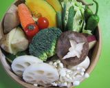 野菜たっぷり「野菜のせいろ蒸し」作り方1写真