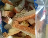 パンの耳をトースターで簡単おやつに作り方5写真