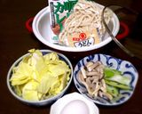 簡単鍋焼きカレーうどん作り方1写真