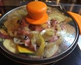豚肉とキャベツと根菜の塩レモン蒸し鍋作り方8写真