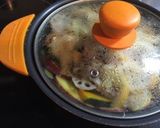 豚肉とキャベツと根菜の塩レモン蒸し鍋作り方9写真