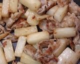 ぱぱっと簡単に☆豚肉と長いも炒め☆作り方3写真