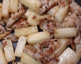 ぱぱっと簡単に☆豚肉と長いも炒め☆作り方3写真
