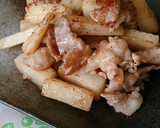 ぱぱっと簡単に☆豚肉と長いも炒め☆作り方4写真