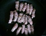 簡単！！豚肉の青じそ梅肉巻き作り方5写真