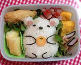 キャラ弁♡すみっこぐらし＊しろくま作り方3写真