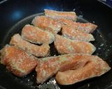 サーモンのニンニク＆味噌漬け焼き作り方7写真